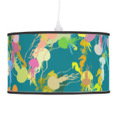 Pandent Lamp - jellyfish & sea horses illustration (Right)