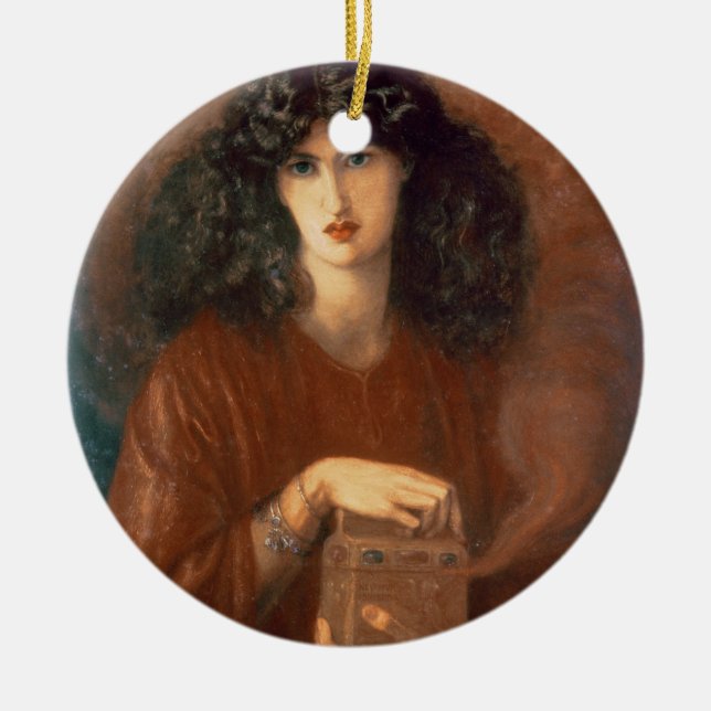 Pandora, 1871 (oil on canvas) ceramic ornament (Front)