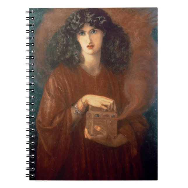 Pandora, 1871 (oil on canvas) notebook (Front)