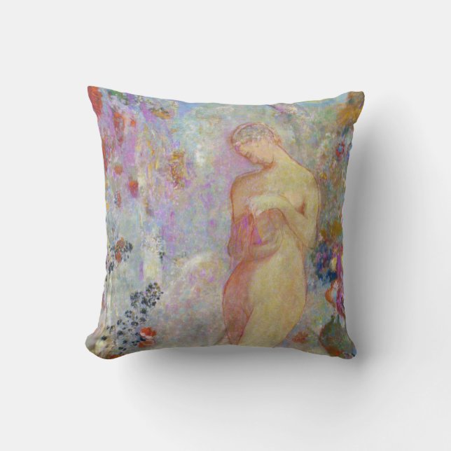 Pandora Anagoria, Redon Throw Pillow (Front)