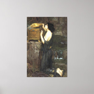 PaNDoRA, by John William Waterhouse, 1896 Canvas Print