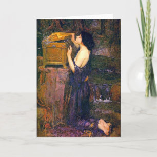 Pandora by John William Waterhouse Card