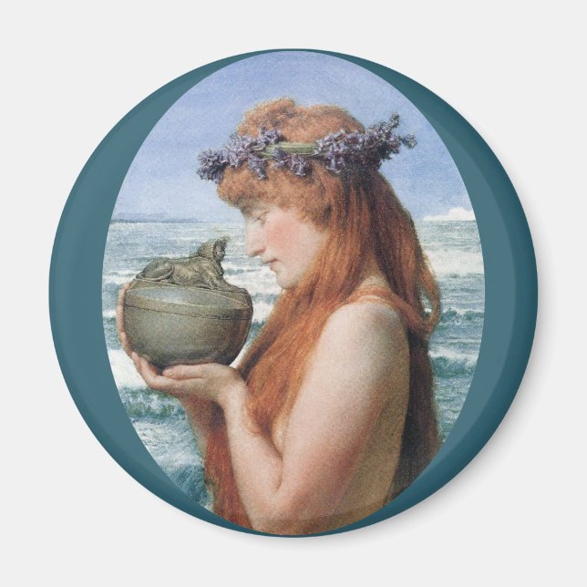 Pandora by Sir Lawrence Alma-Tadema Magnet (Front)