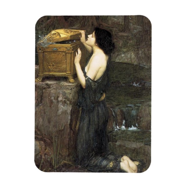Pandora [John William Waterhouse] Magnet (Vertical)