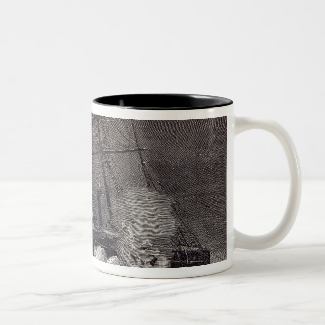 Pandora' nipped in the ice Two-Tone coffee mug (Right)