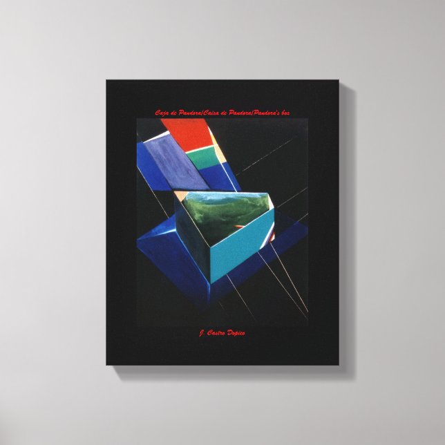 Pandora/Pandora's box Canvas Print (Front)