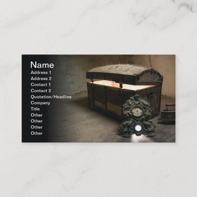 Pandora's Box Business Card (Front)