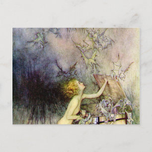 Pandora's Box By Arthur Rackham Postcard