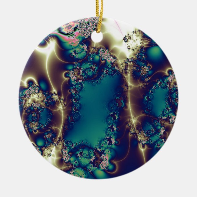 Pandora's Box Ceramic Ornament (Front)