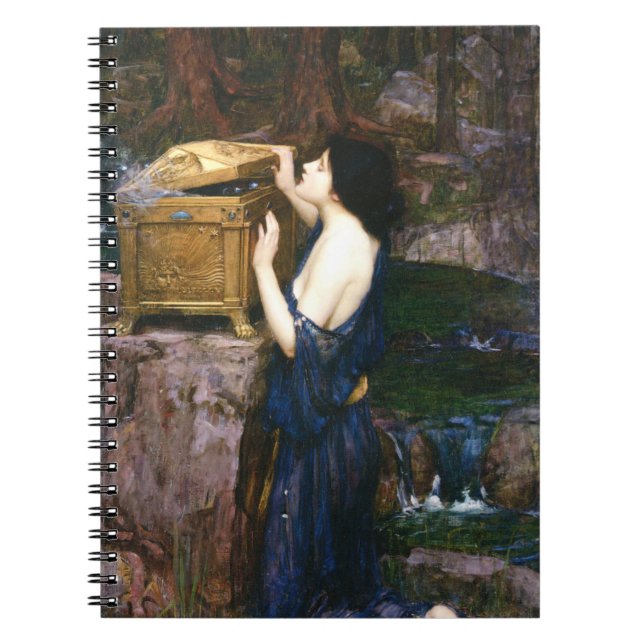 Pandora's Box - John William Waterhouse Notebook (Front)