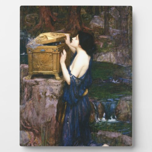 Pandoras Box _ John William Waterhouse Plaque