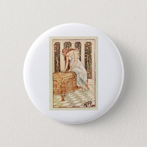 Pandoras Box Walter Crane Button