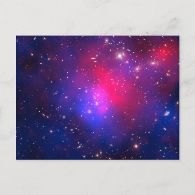 Pandora's Cluster - Abell 2744 Galaxies Postcard (Front)