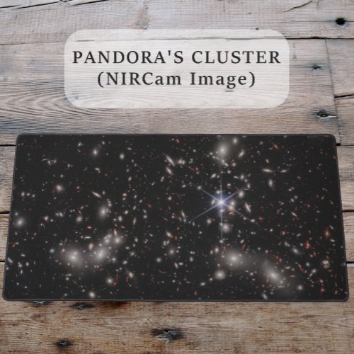 Pandoras Cluster JWST Image Astronomy Desk Mat 