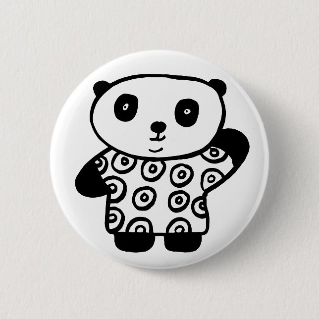 Pandy the Panda Button (Front)