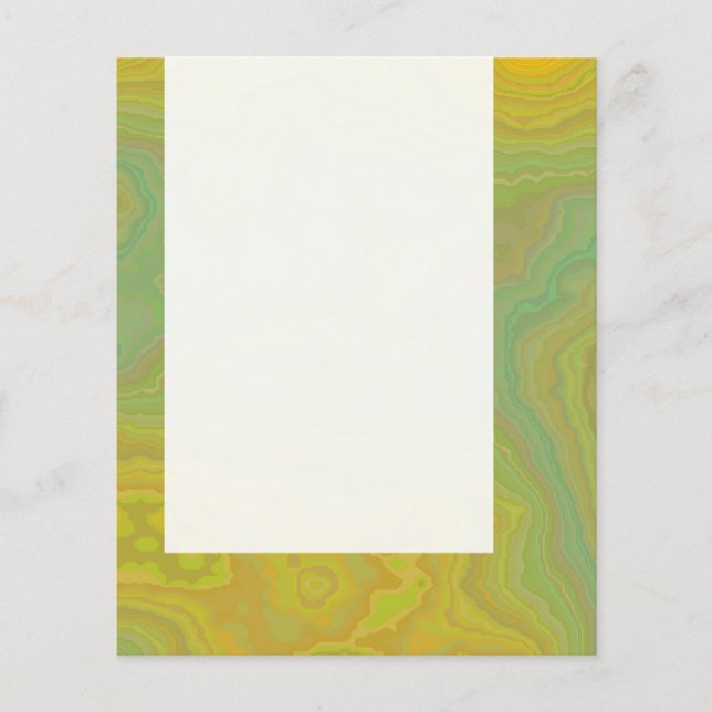 Panel 032 - Yellow and Green Mineral Flyer (Front)