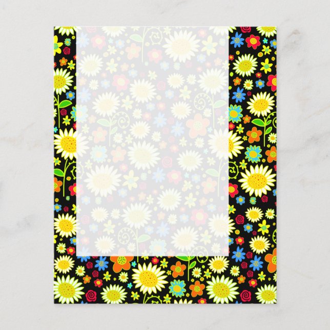 Panel 053 - Spring Flowers Flyer (Front)