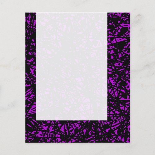 Panel 070 _ Abstract Lines _ Purple Flyer