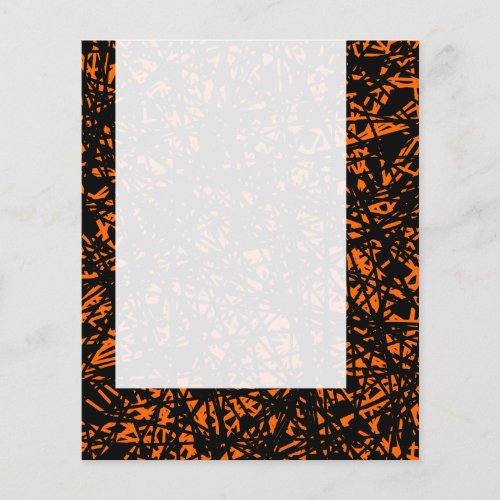 Panel 071 _ Abstract Lines _ Orange Flyer
