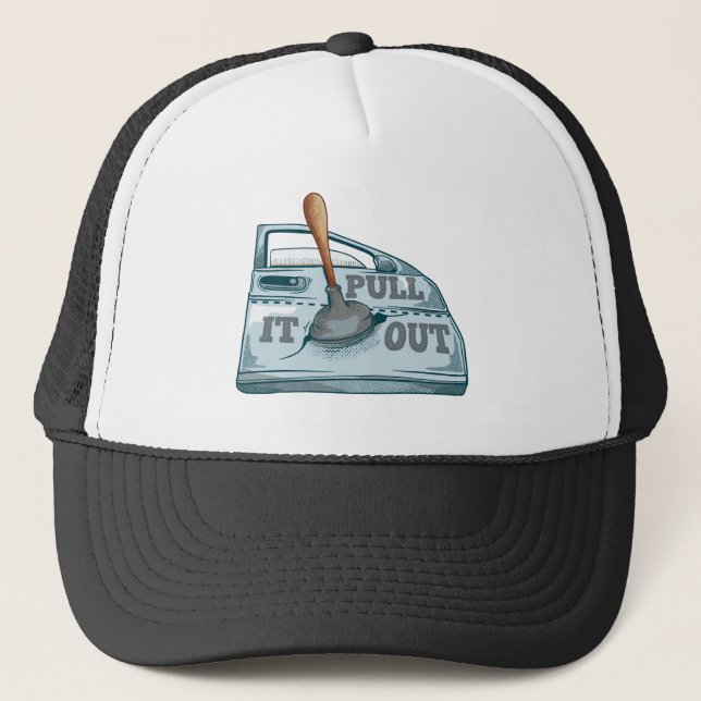 Panel beating car workshop trucker hat (Front)