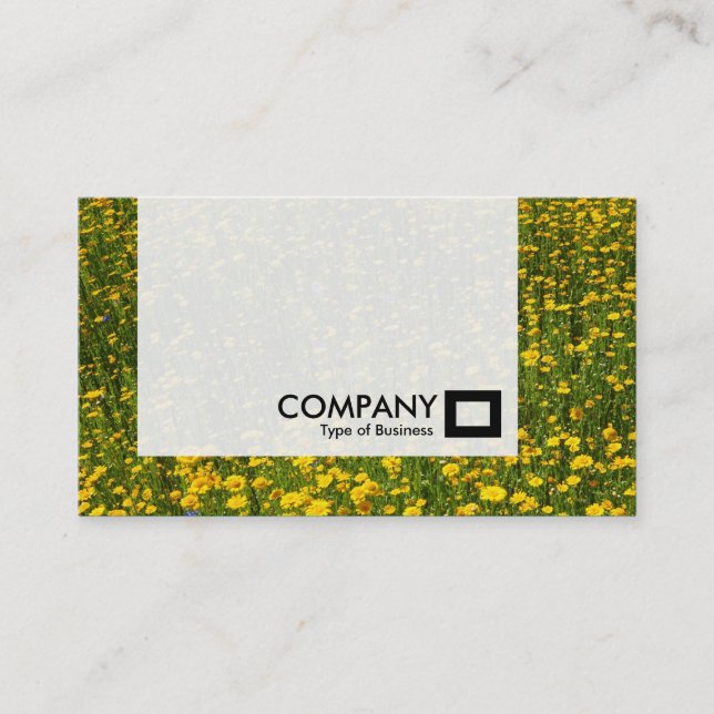 Panel - Bed of Yellow Daisies Business Card (Front)