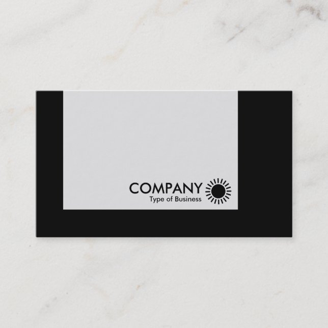 Panel - Colors - Art Deco - Black Business Card (Front)
