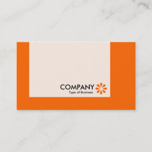 Panel - Colors - Art Deco - Orange Business Card