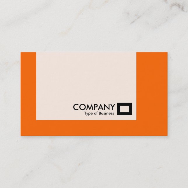 Panel - Colors - Orange Business Card (Front)