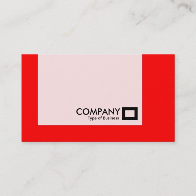 Panel - Colors - Red Business Card (Front)