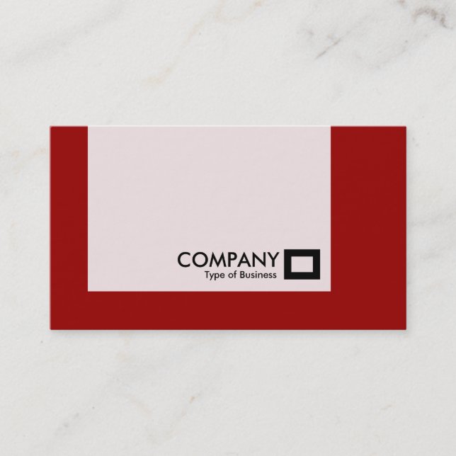 Panel - Colors - Ruby Red Business Card (Front)