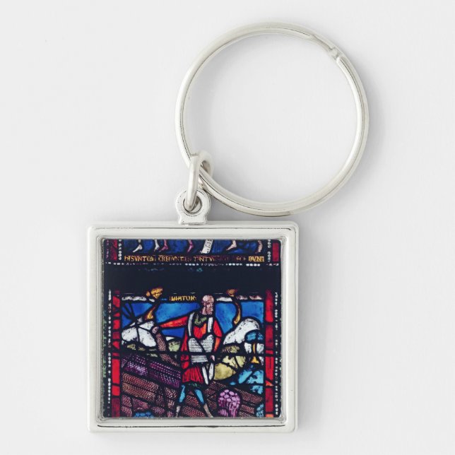 Panel depicting the Parable of the Sower Keychain (Front)