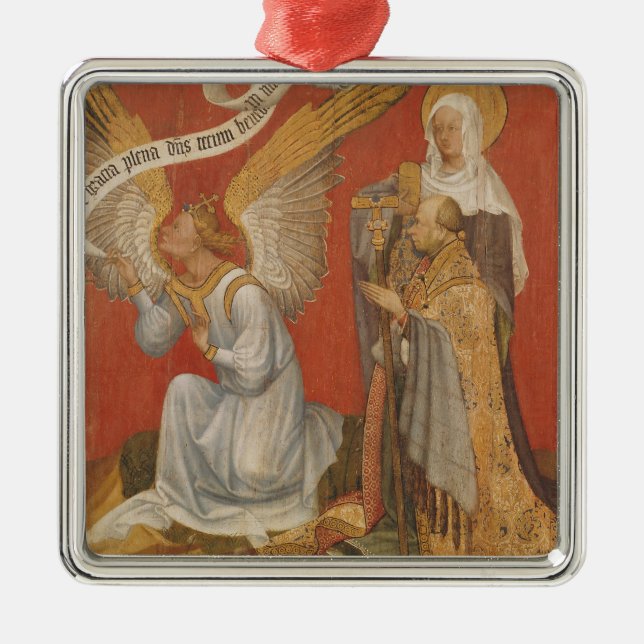 Panel from a diptych depicting the Angel Metal Ornament (Front)