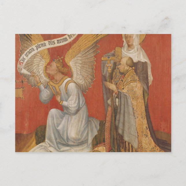Panel from a diptych depicting the Angel Postcard (Front)