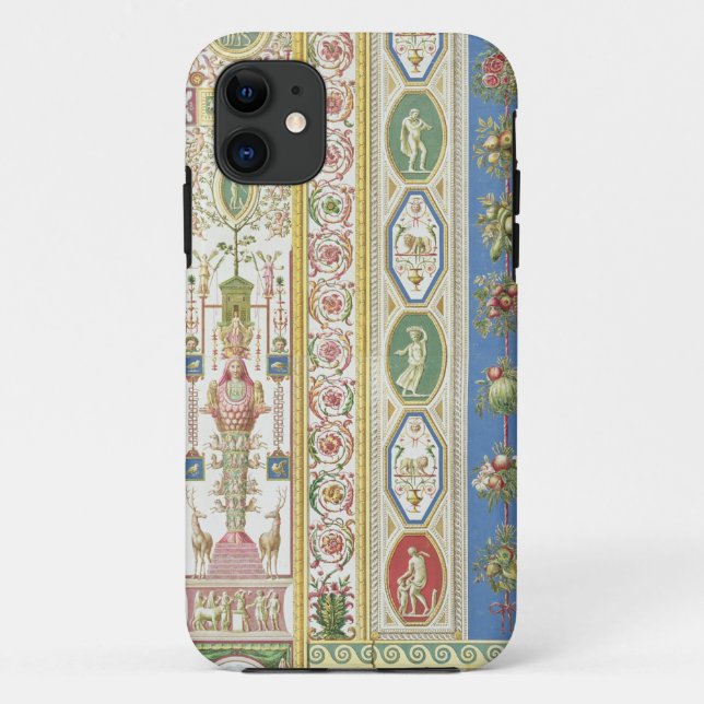 Panel from the Raphael Loggia at the Vatican, engr Case-Mate iPhone Case (Back)