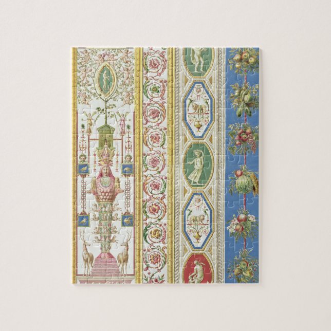 Panel from the Raphael Loggia at the Vatican, engr Jigsaw Puzzle (Vertical)