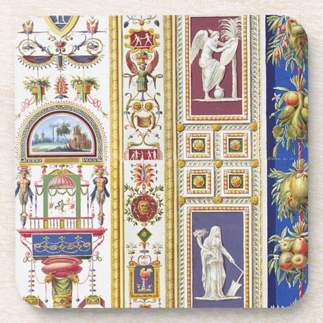 Panel from the Raphael Loggia at the Vatican, from Drink Coaster (Front)