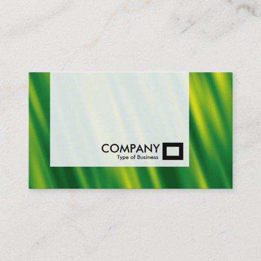Customizable Panel - Green Rain Business Card Templates
