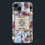 Paneled Abstract Scrollwork Painting iPhone 13 Case<br><div class="desc">A paneled abstract floral scrollwork painting by Jennifer Goldberger. A wonderfully complex piece,  no two panels are exactly the same. If you are looking for a great gift look no further!</div>