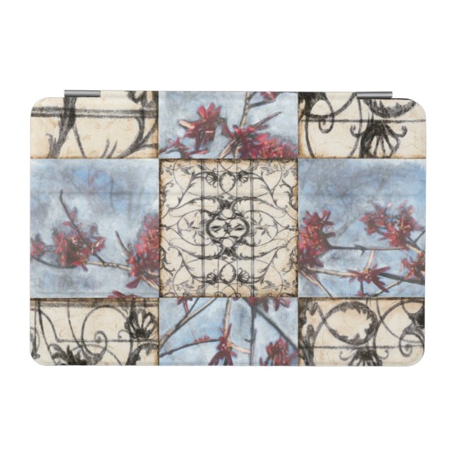 Paneled Abstract Scrollwork Painting iPad Mini Cover (Horizontal)
