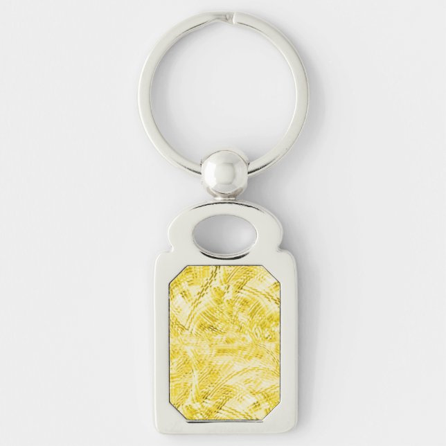 Paneled Gold Keychain (Front)