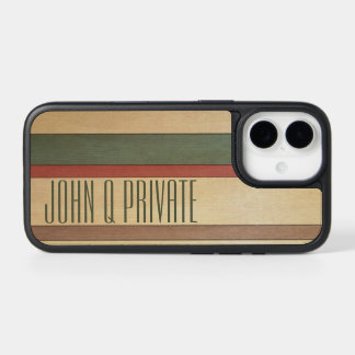 Paneled Name Template iPhone 17 Case
