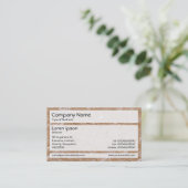 Panels 02 - Chipboard Business Card (Standing Front)