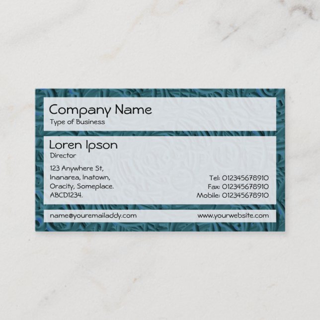 Panels 02 - Clay Modelling Madness Business Card (Front)