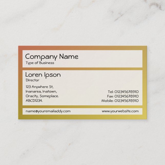 Panels 02 - Color Blend Business Card (Front)