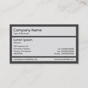 Panels 02 - Dk Gray Plastic Chair Business Card