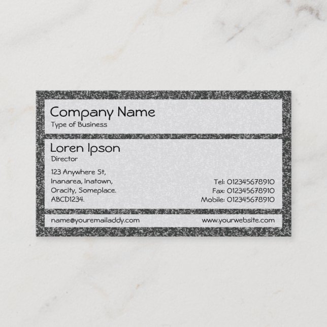 Panels 02 - Granite Business Card (Front)