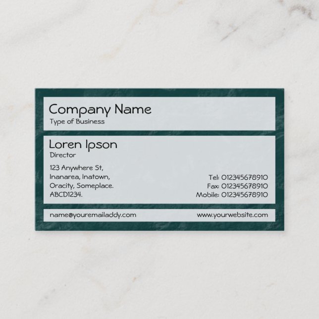 Panels 02 - Green Earth Business Card (Front)