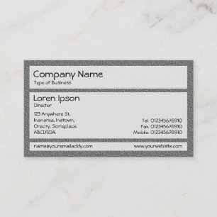 Panels 02 - Mid Gray Plastic Chair Business Card