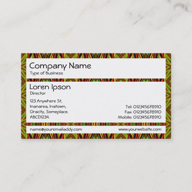Panels - Abstract Geometric 02 Business Card (Front)