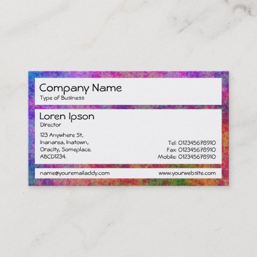 Panels _ Colorful Seabed Business Card